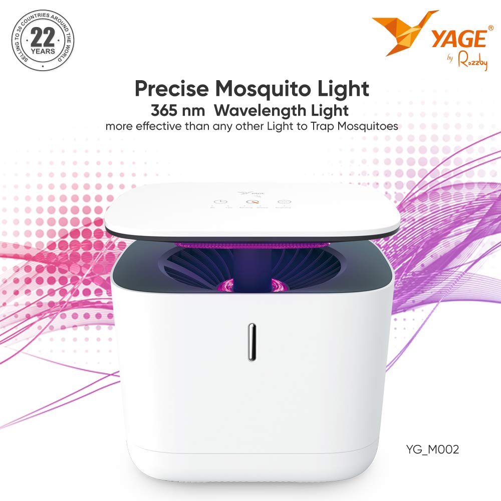 YAGE by Rozzby YGM02 Mosquito Killer Lamp with Intelligent Light Sensor and Timer Mosquito Control (6 Months Warranty) Mahajan Electronics Online