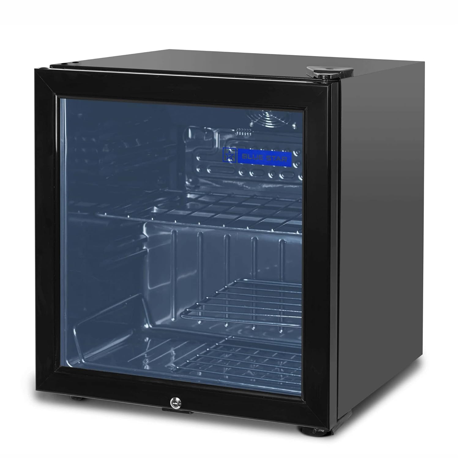 Blue Star VC65D Single Door Visi Cooler (55 Ltrs, 3 shelves, Black) Mahajan Electronics Online