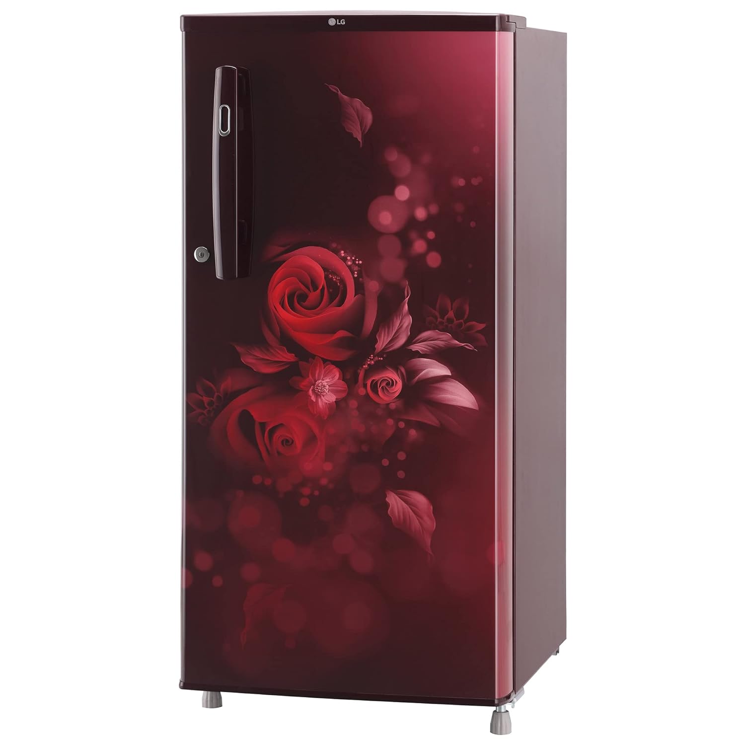 LG 185 L 3 Direct-Cool Single-Door Refrigerator (GL-B199OSED, Scarlet Euphoria, Fastest Ice Making, 2023 Model) Mahajan Electronics Online