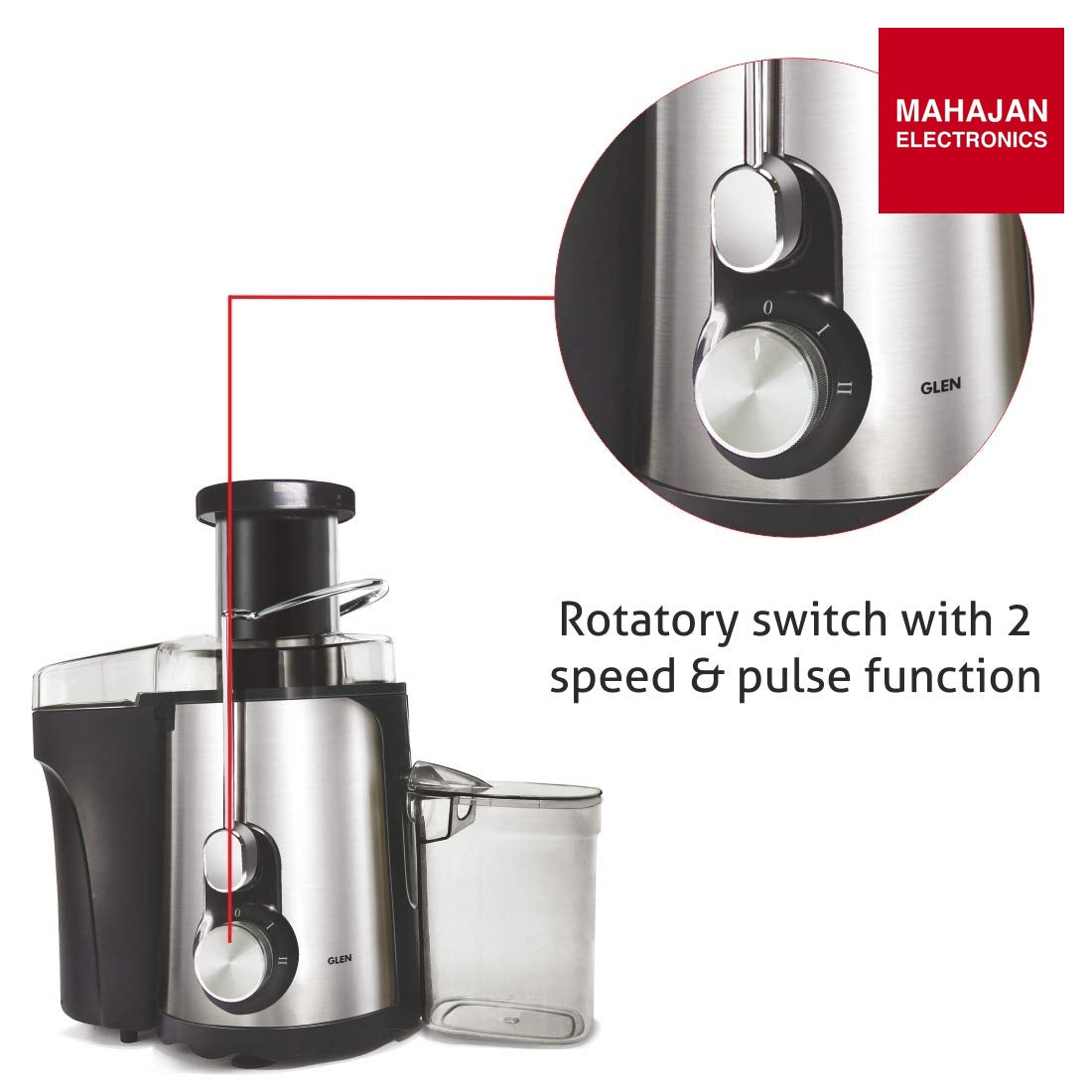 Glen SA-4019 Centrifugal Juicer 600 W – Mahajan Electronics Online.
