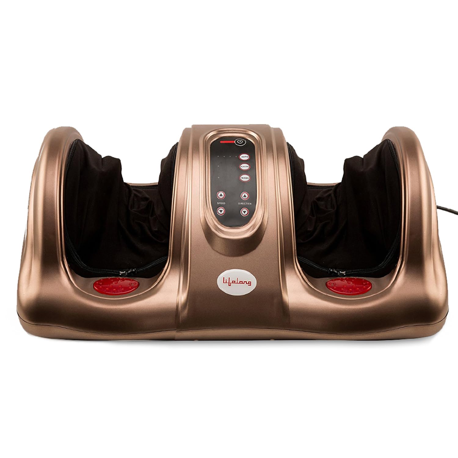 Lifelong LLM81 Foot Massager Machine for Pain Relief with Heat & Kneading function - Also used as Leg Calf Massager Mahajan Elecronics Online