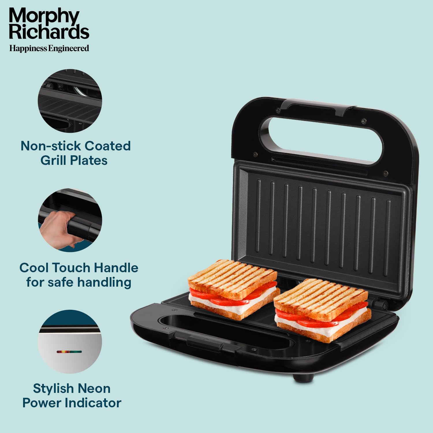 Morphy Richards Voyager Ultra 750 Watt grilled Sandwich Maker With 2 Year Warranty Mahajan Electronics Online