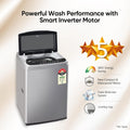 LG T80SPSF1Z 8 Kg 5 Star Smart Inverter TurboDrum Fully Automatic Top Loading Washing Machine Mahajan Electronics Online