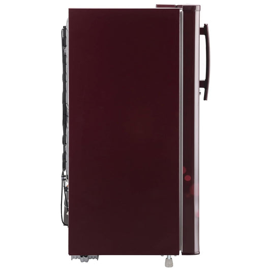 LG 185 L 3 Direct-Cool Single-Door Refrigerator (GL-B199OSED, Scarlet Euphoria, Fastest Ice Making, 2023 Model) Mahajan Electronics Online