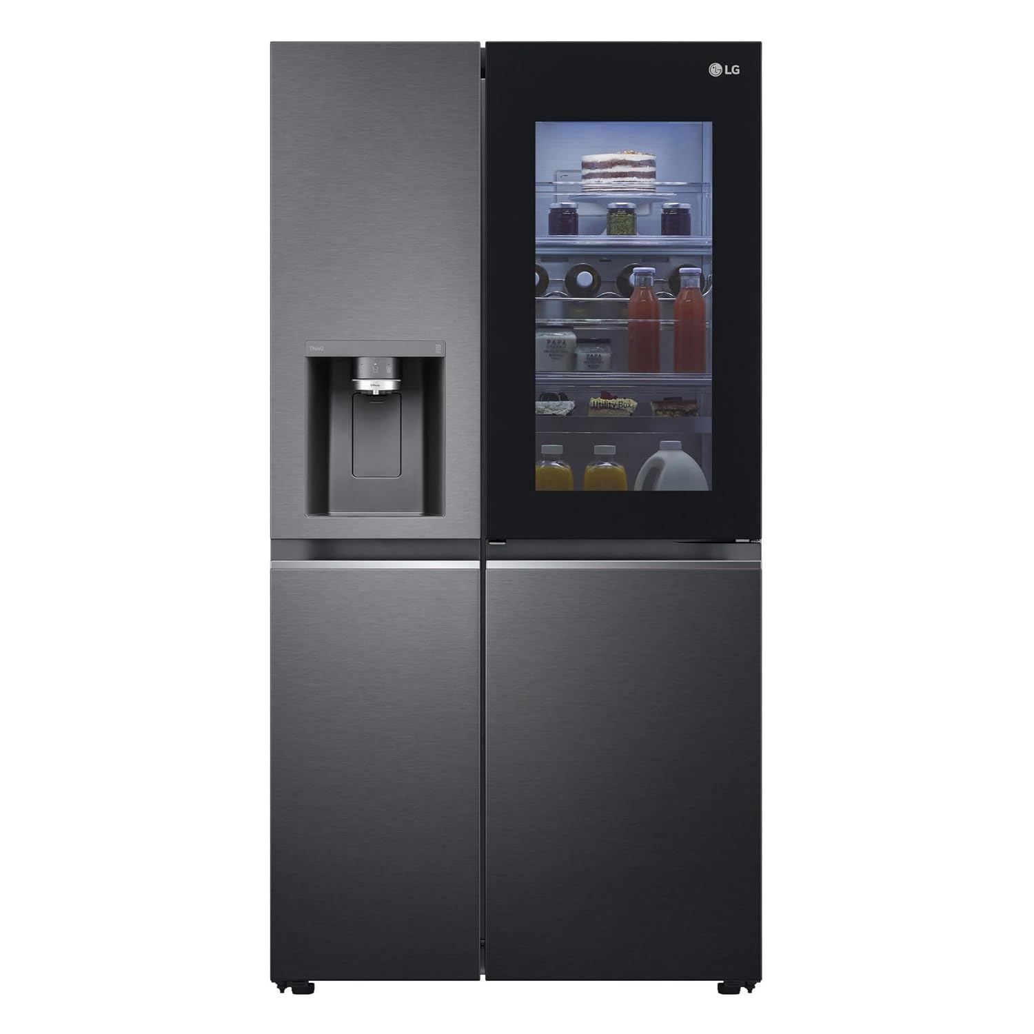 LG GL-X257AMC3 630 L Frost-Free Inverter Wi-Fi InstaView Door-In-Door Side-By-Side Refrigerator  Mahajan Electronics Online