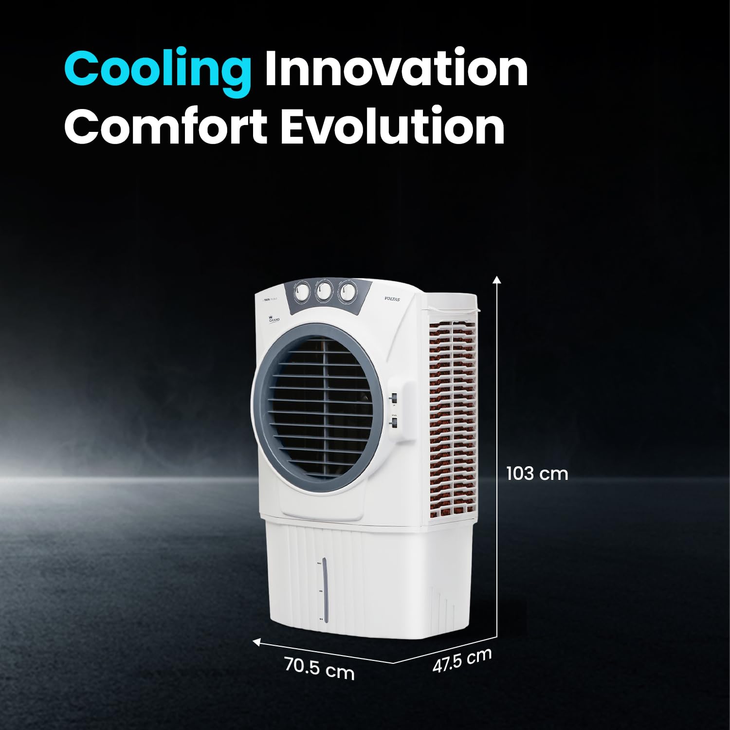 Voltas Grand 52 Desert Cooler - 52L, Off-White mahajan electronics onilne