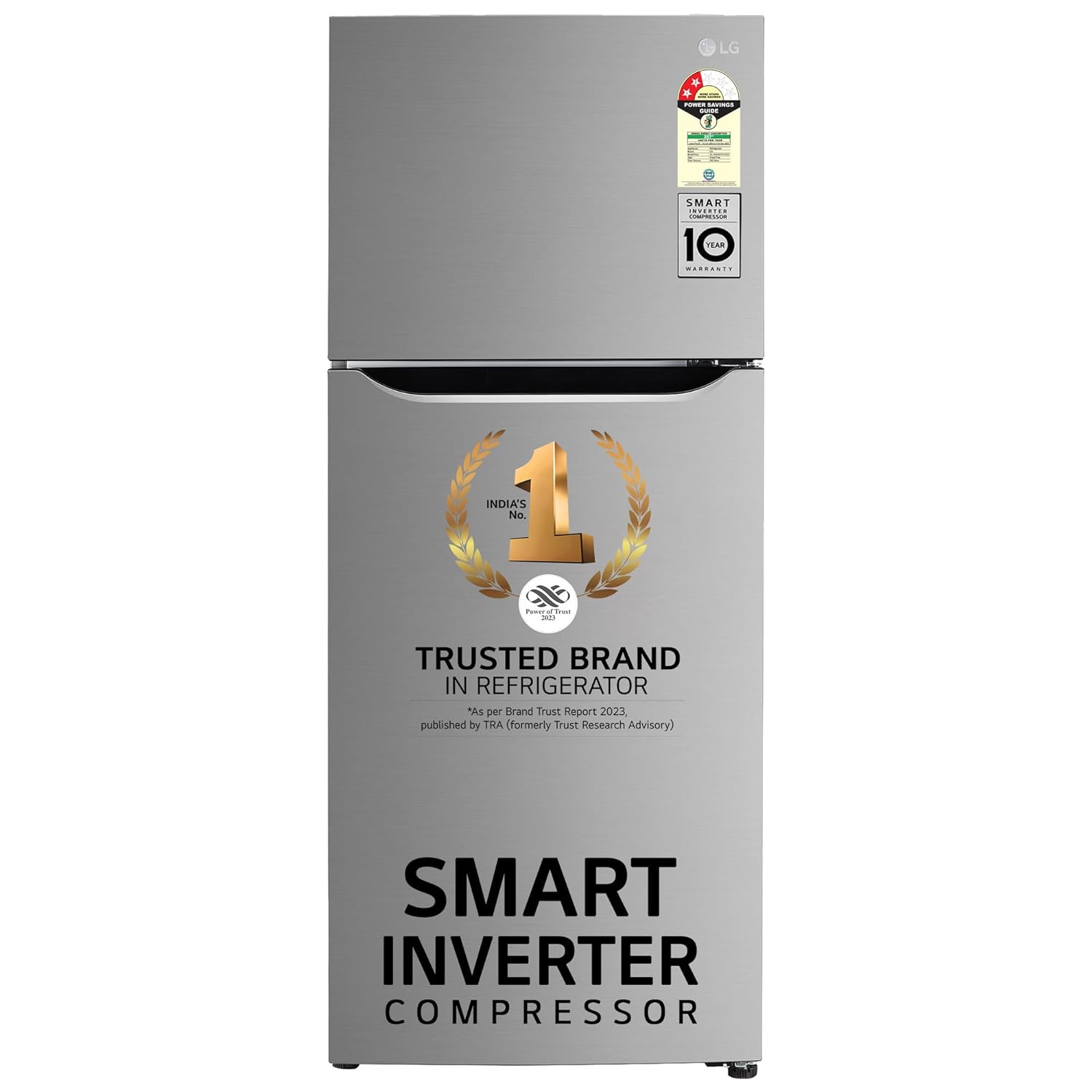 LG GL-N292DPZY 242 L 2 Star Frost-Free Smart Inverter Double Door Refrigerator ( Shiny Steel, Smart Connect & Multi Air Flow) Mahajan Electronics Online