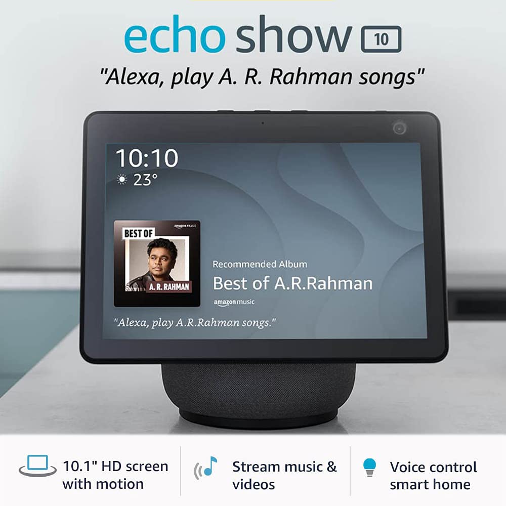 Amazon Echo Show 10- 10.1" HD smart display with motion Mahajan Electronics Online