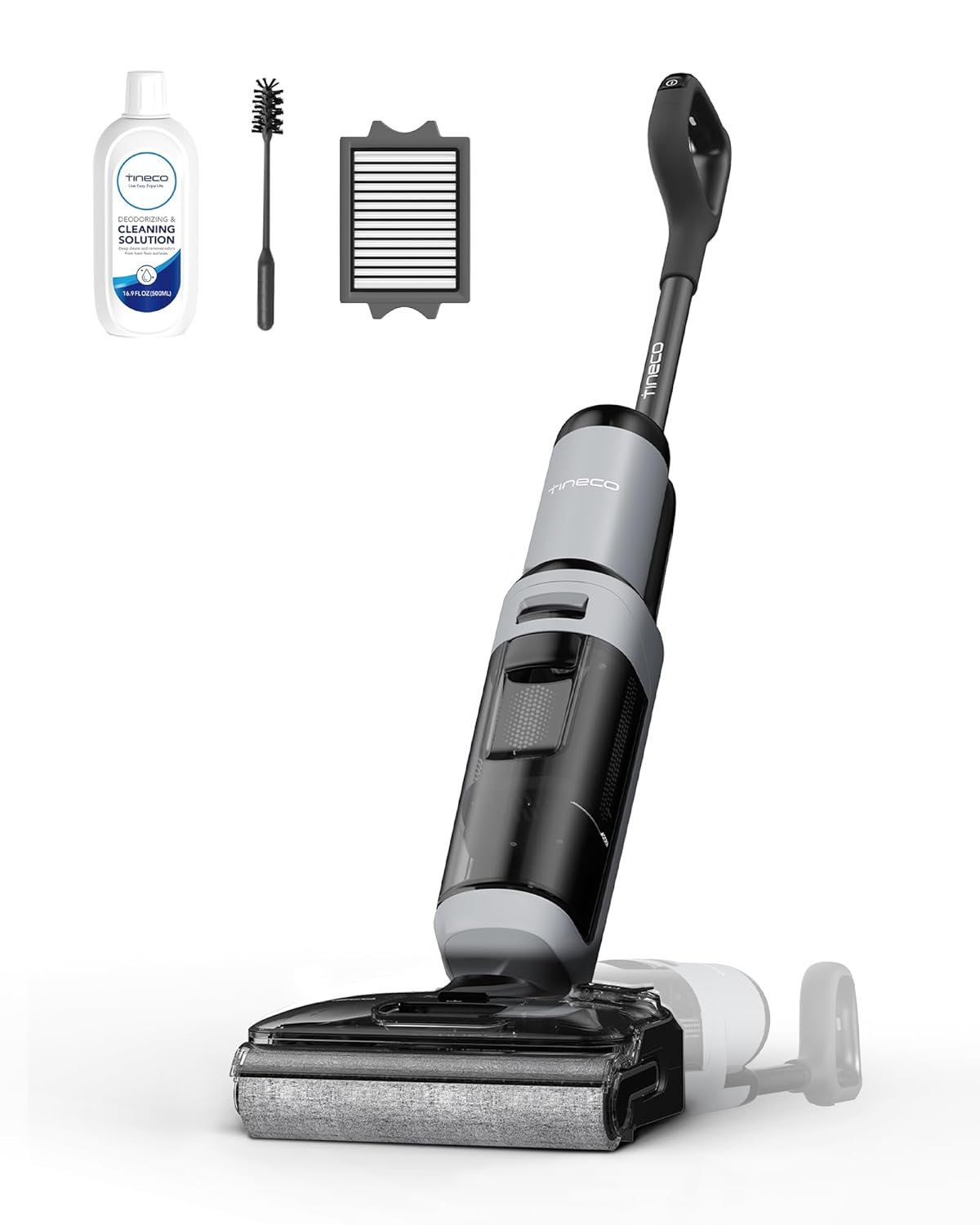 Tineco Floor ONE i5 Stretch Plus 2 Smart Cordless Wet & Dry Vacuum Cleaner & Mop for Hard Floors, 180° Flat Design, Clean Tough Stains & Pet Hair, Patented iLoop, Self-Cleaning Brush, 2 Yr Warranty mahajan electronics online