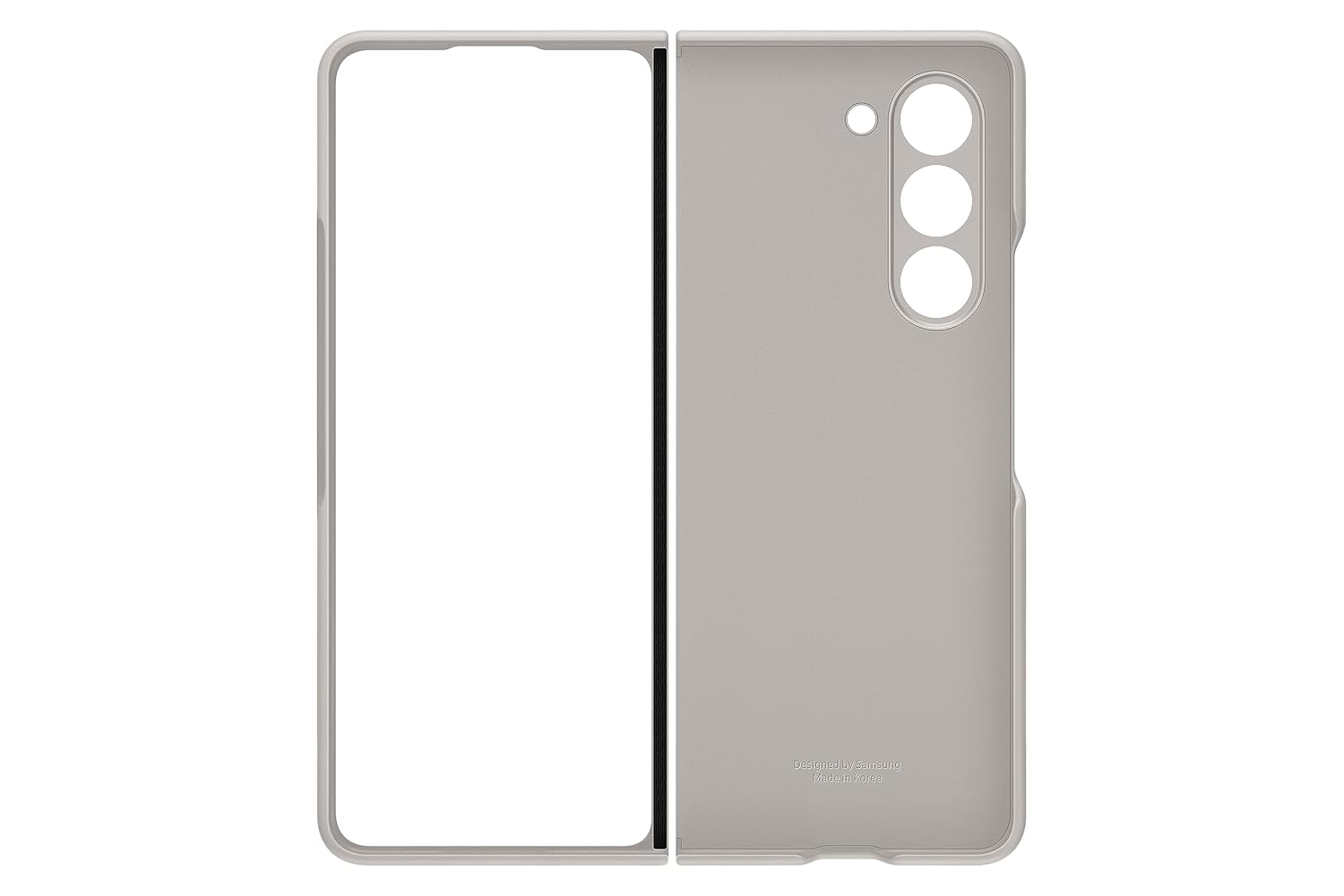 Samsung Polycarbonate Galaxy Fold5 Standing Case with Strap, Sand Grey Mahajan Electronics Online