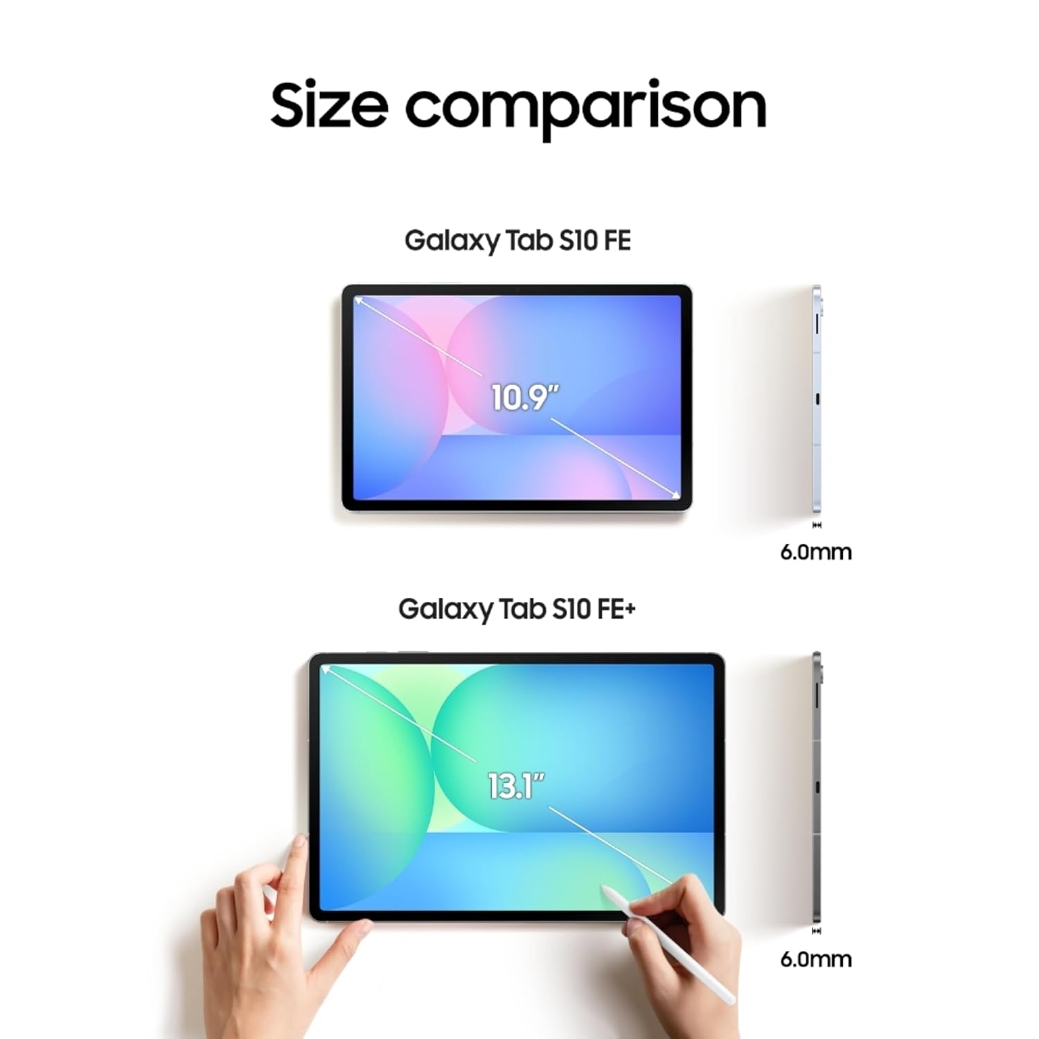 Samsung Galaxy Tab S10 FE, S Pen in-Box, 27.7 cm (10.9 inch) LCD Display, 12 GB RAM, 256 GB Storage, Wi-Fi + 5G Tablet, Silver Mahajan Electronics Online