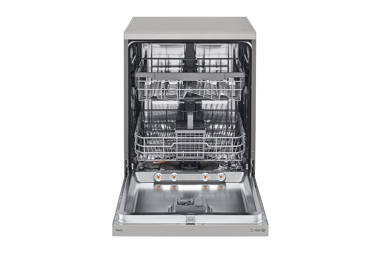 LG DFB532FP 14 Place Setting Freestanding Dishwasher (TrueSteam, Silver)