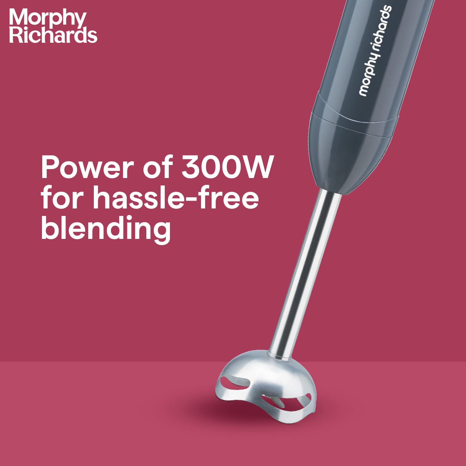 Morphy Richard Pronto Plus Hand Blender 300W, Grey Mahajan Electronics Online