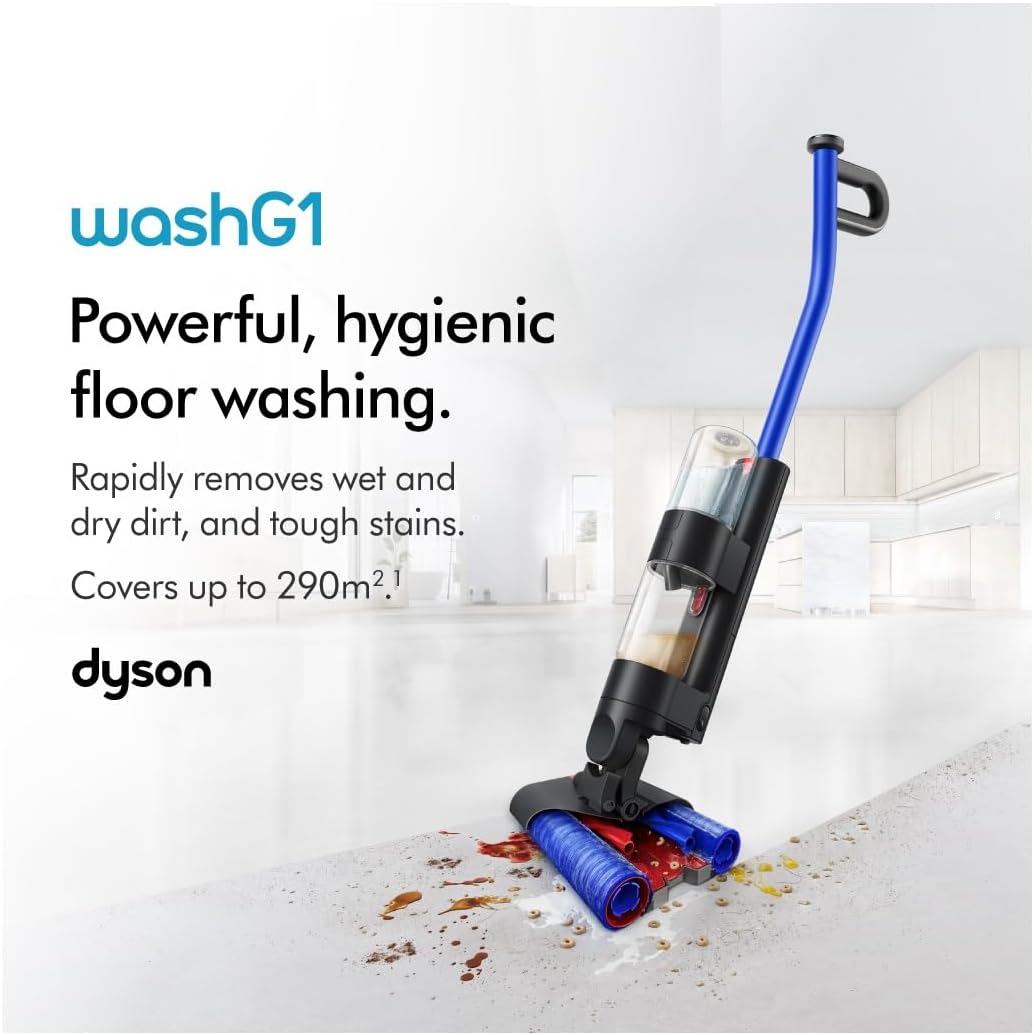 Dyson WashG1 美品 Amazon.com: Dyson WashG1 Wet Cleaner (Matte Black/Ultra Blue