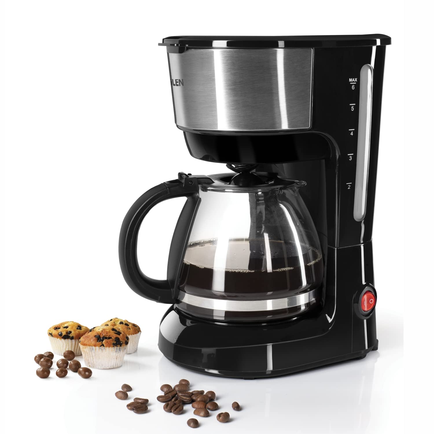 Glen SA9052CM Drip Coffee Maker Machine | Coffee Brewer Machine for Home & Office 750 ML Mahajan Electronics Online