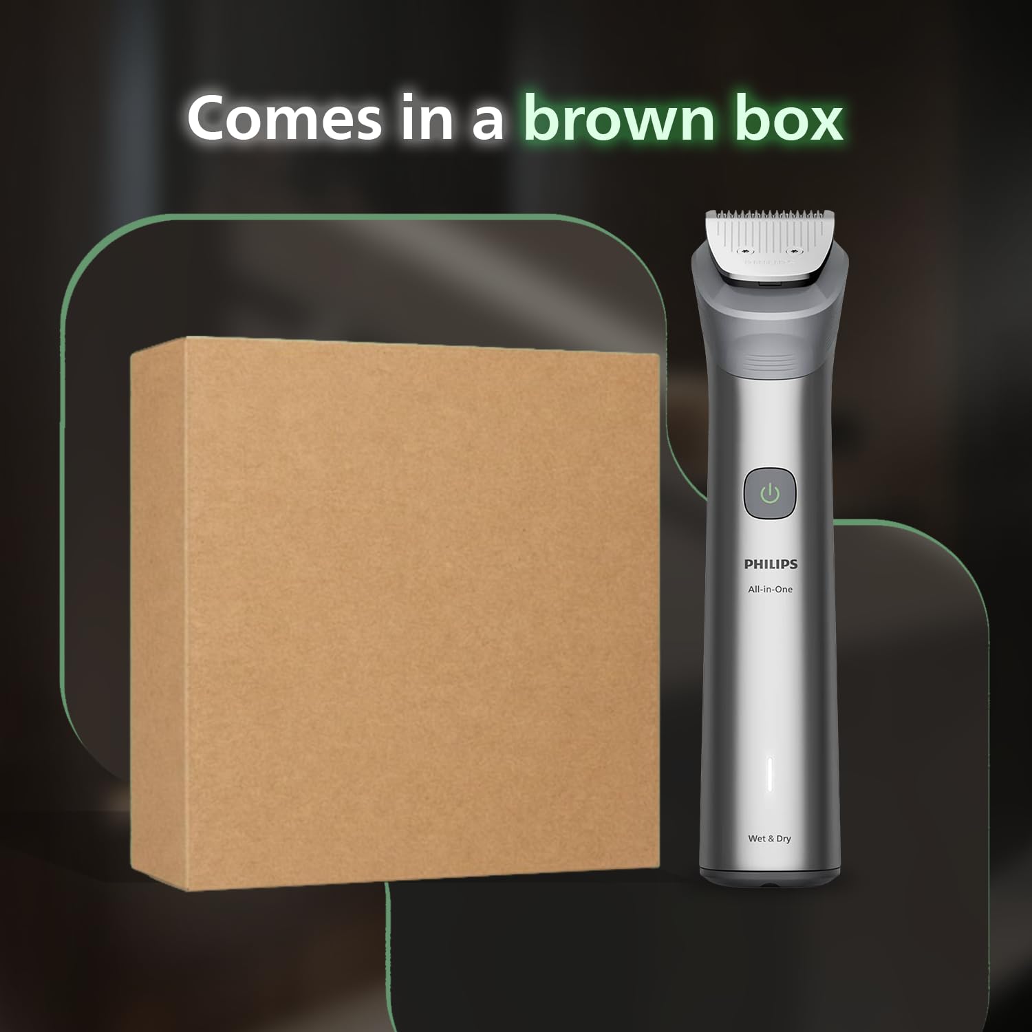 Philips MG5932 Men's Trimmer* | Effortless styling | BeardSense Technology | All-in-One Grooming Kit- Face, Head, Body | 120min runtime | IPX7 Waterproof Philips