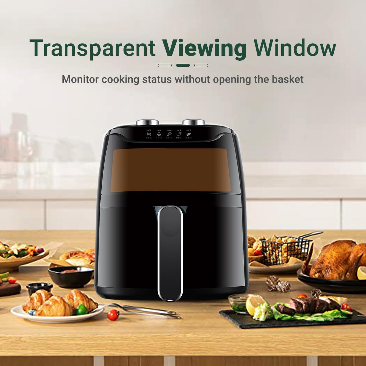 INALSA Tasty fry MW Air Fryer for Home|4.2 L Capacity|Visible Window & Internal Light|1400 W with Smart AirCrisp Technology Mahajan Electronics Online