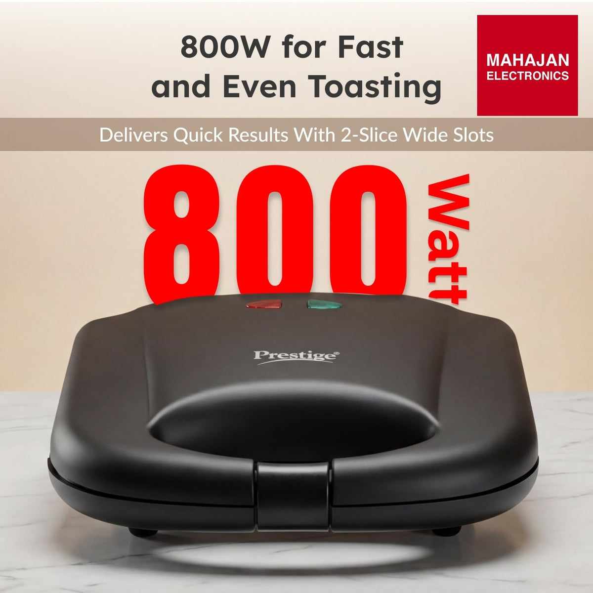 Prestige PSMFB 800 W Sandwich Toaster – Mahajan Electronics Online.