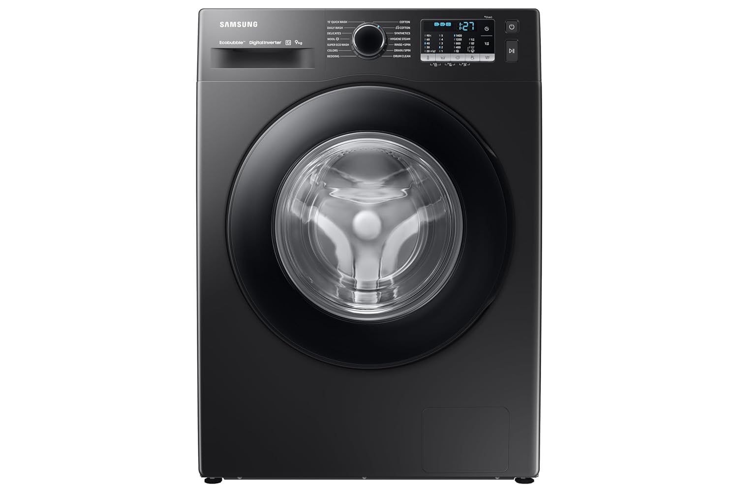 Samsung 9 kg, Hygiene Steam with Inbuilt Heater, Digital Inverter, Fully-Automatic Front Load Washing Machine Mahajan Electronics Online