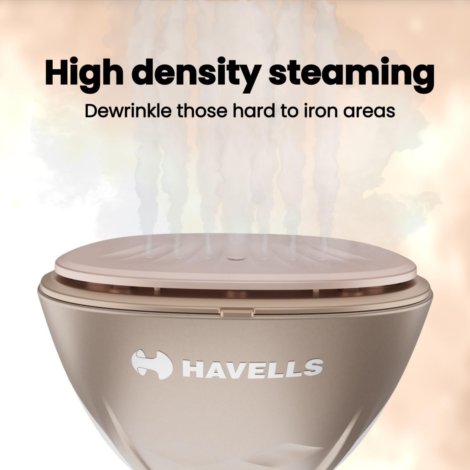 Havells Elegance (GHGGSBQG120) Hand Held Garment Steamer 1200 Watts - Ergonomic Design,150Ml Tank Capacity Mahajan Electronics Online