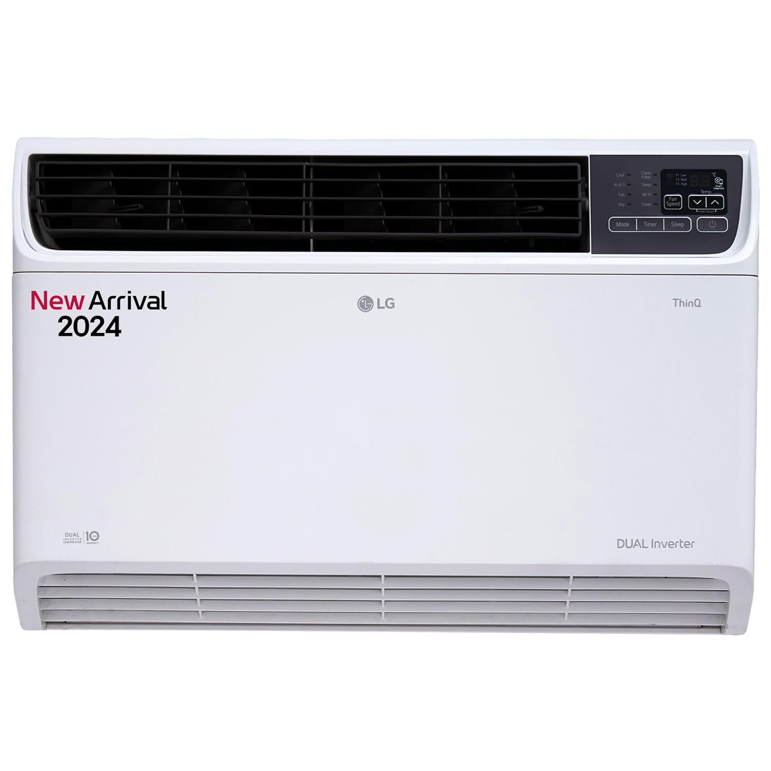 LG TW-Q18WWXA 1.5 Ton 3 Star Wi-Fi DUAL Inverter Window AC (Copper, Convertible 4-in-1 cooling, 4 Way Air Swing, HD Filter, 2024 Model, White) Mahajan Electronics Online