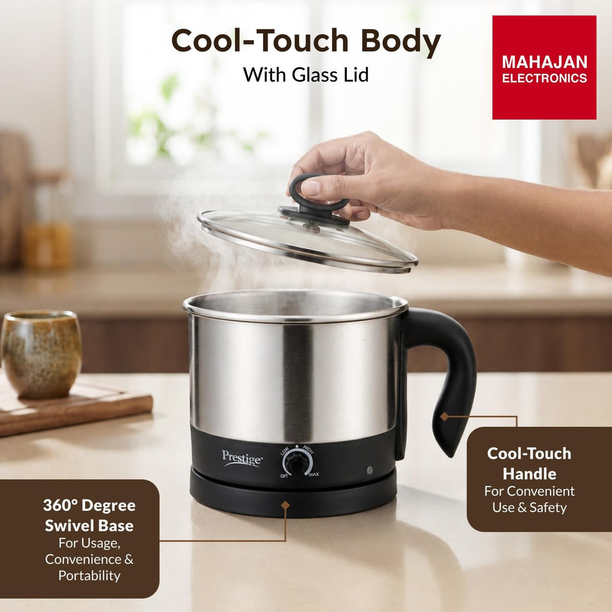 Prestige PMC 3.0 Plus Multi Kettle – Mahajan Electronics Online.