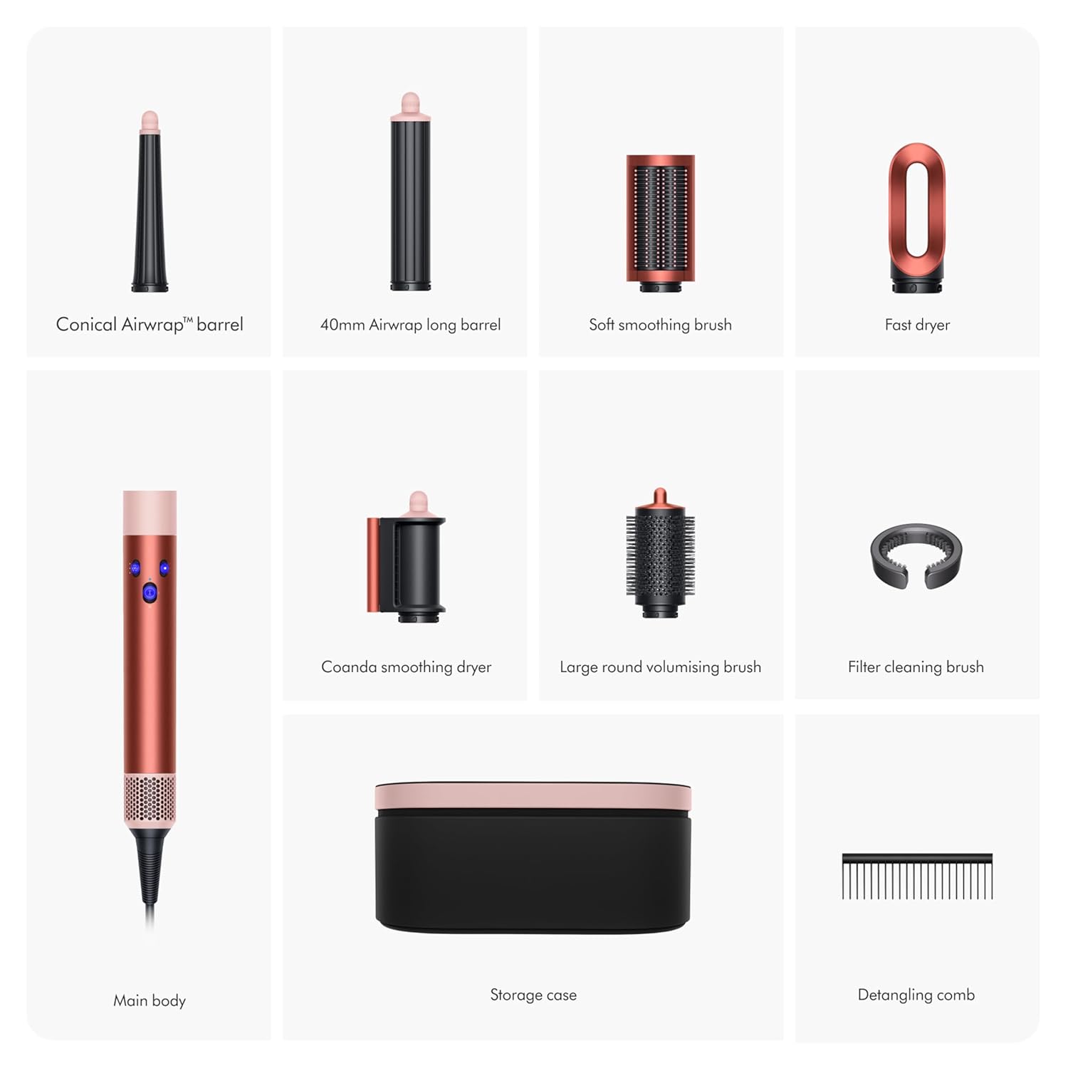 Dyson Airwrap i.d.™ Multi-Styler & Dryer (Strawberry Bronze