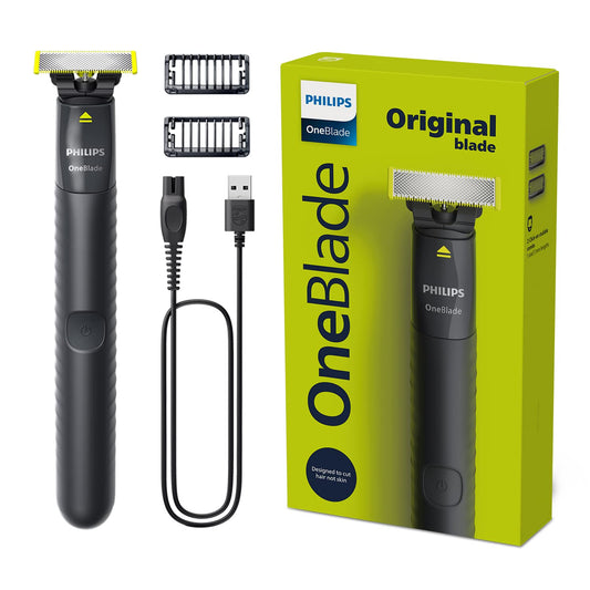 Philips QP1424/10 OneBlade Hybrid Trimmer and Shaver with Dual Protection Technology Mahajan Electronics Online