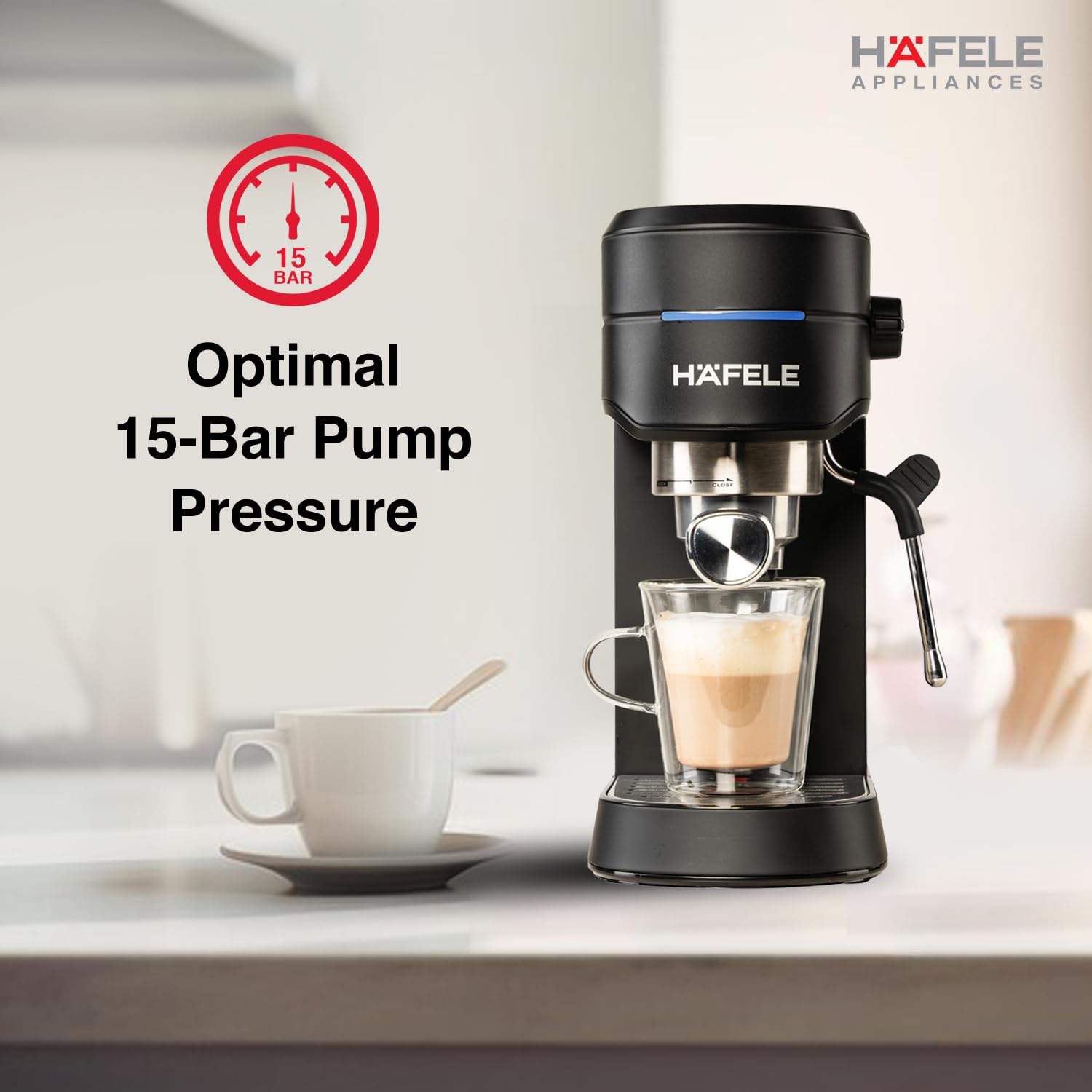 Hafele U-Kaffee Espresso Coffee Machine, 15-Bar Pressure Mahajan Electronics Online