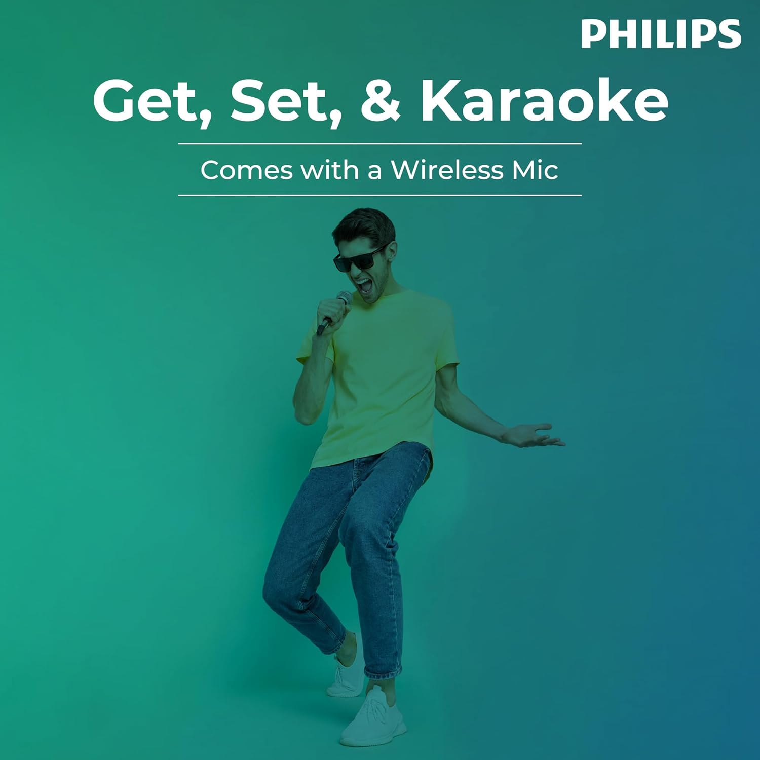 Philips Audio SPA9085 2.0CH 100W Multimedia Tower Speakers with Wireless Microphone Mahajan Electronics Online