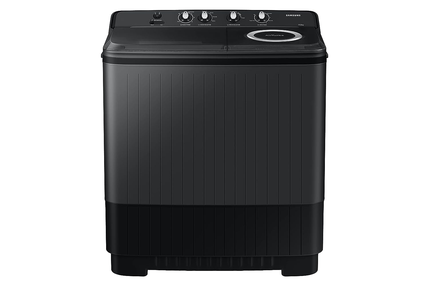 Samsung WT11A4260GD/TL 11.5 Kg Semi-Automatic Top Load Washing Machine Appliance (Dark Gray) Mahajan Electronics Online