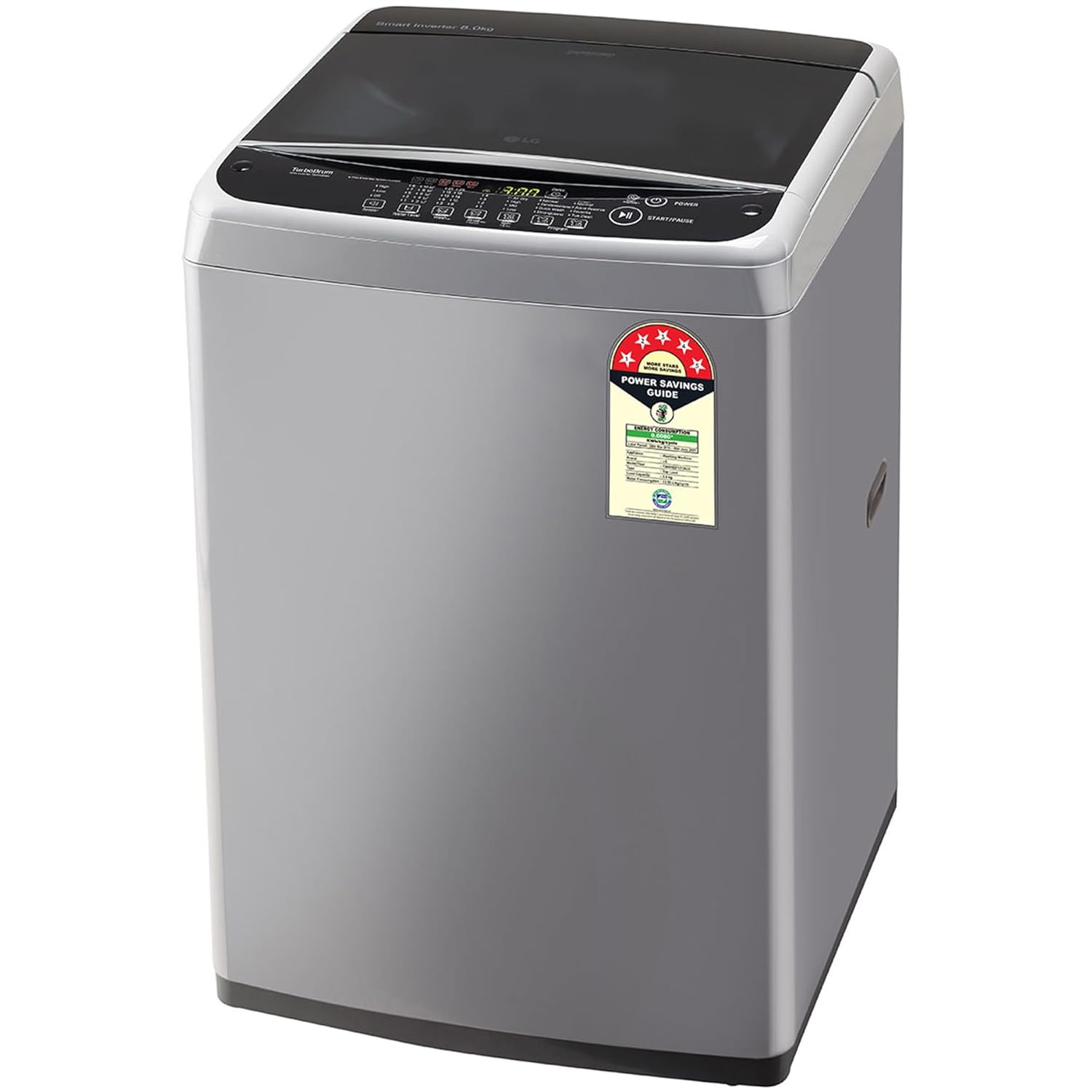 LG T80SPSF1Z 8 Kg 5 Star Smart Inverter TurboDrum Fully Automatic Top Loading Washing Machine Mahajan Electronics Online