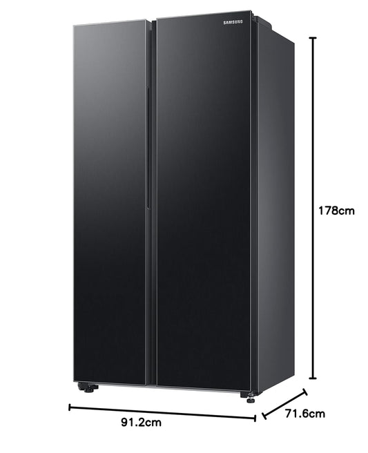 Samsung RS76CG8113B1HL 653L WI-FI Enabled SmartThings Side By Side Inverter Refrigerator ( Black DOI) Mahajan Electronics Online