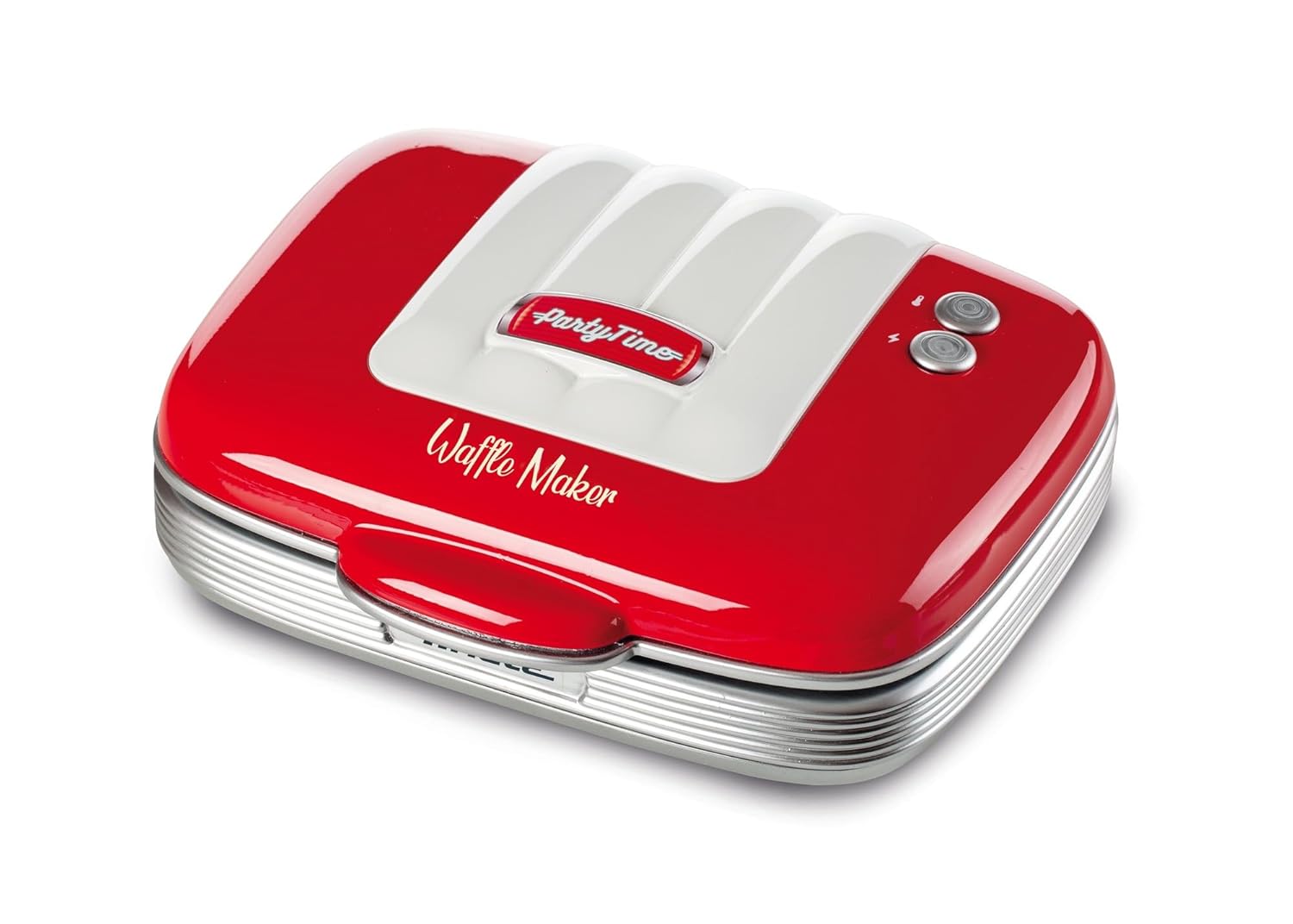 Ariete 1973 Electric Waffle Maker, 700W, Non-Stick Plates, Red Mahajan Electronics Online