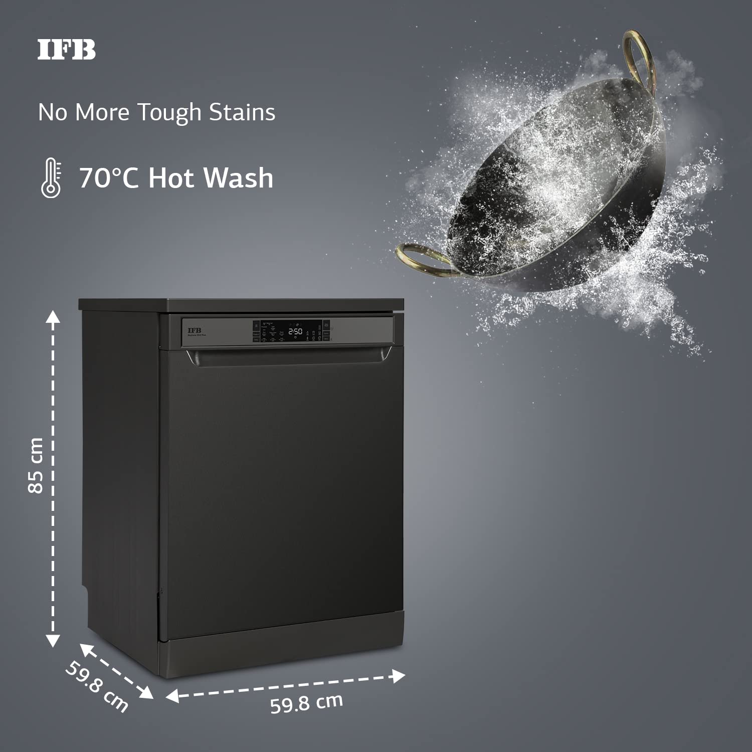 IFB Neptune VX2 Plus 16 Place Settings Hot water wash Free Standing Dishwasher Mahajan Electronics Online