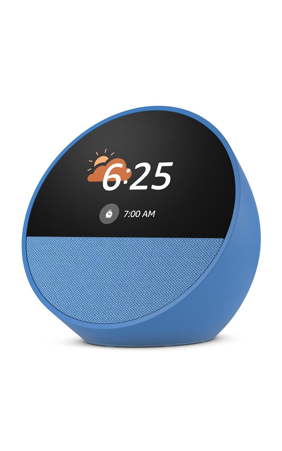 Amazon Echo Spot (latest model), Smart alarm clock with vibrant sound, Alexa and Bluetooth | Blue mahajan electronics online