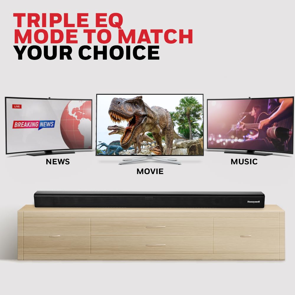 Honeywell Newly Launched Suono P2000 60W Soundbar (94cms), 2.0 Channel Stereo Sound Mahajan Electronics Online