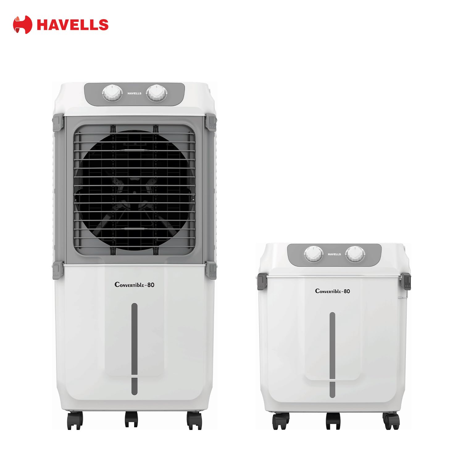 Havells 2-in-1 Convertible 80 L Desert Air Cooler for room| Dual functionality & easy storing| Can be used as side table Mahajan Electronics Online