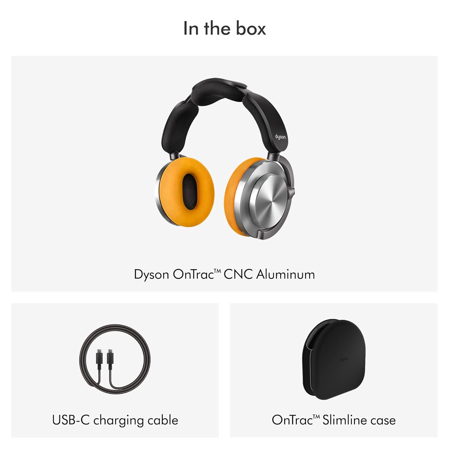 Dyson OnTrac™ Headphones Aluminium WP 02 CNC ALU Mahajan Electronics Online