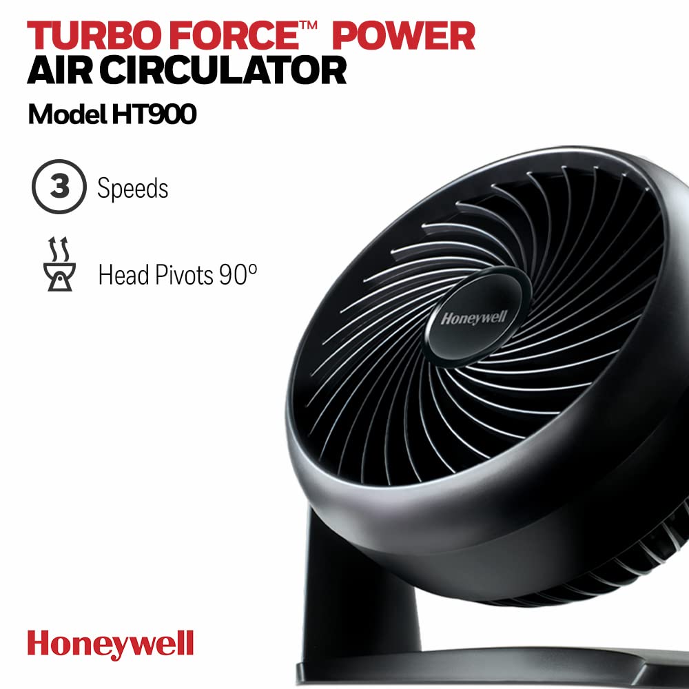 Honeywell Super Turbo Three-Speed High-Performance Fan Black by HONEYWELL Mahajan Electronics Online