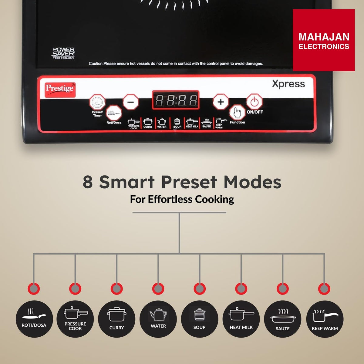 Prestige Xpress 1200 W Induction Cooktop – Mahajan Electronics Online.