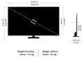 Samsung QA55Q70DAULXL 138 cm (55 inches) 4K Ultra HD Smart QLED TV (Titan Gray) Mahajan Electronics Online