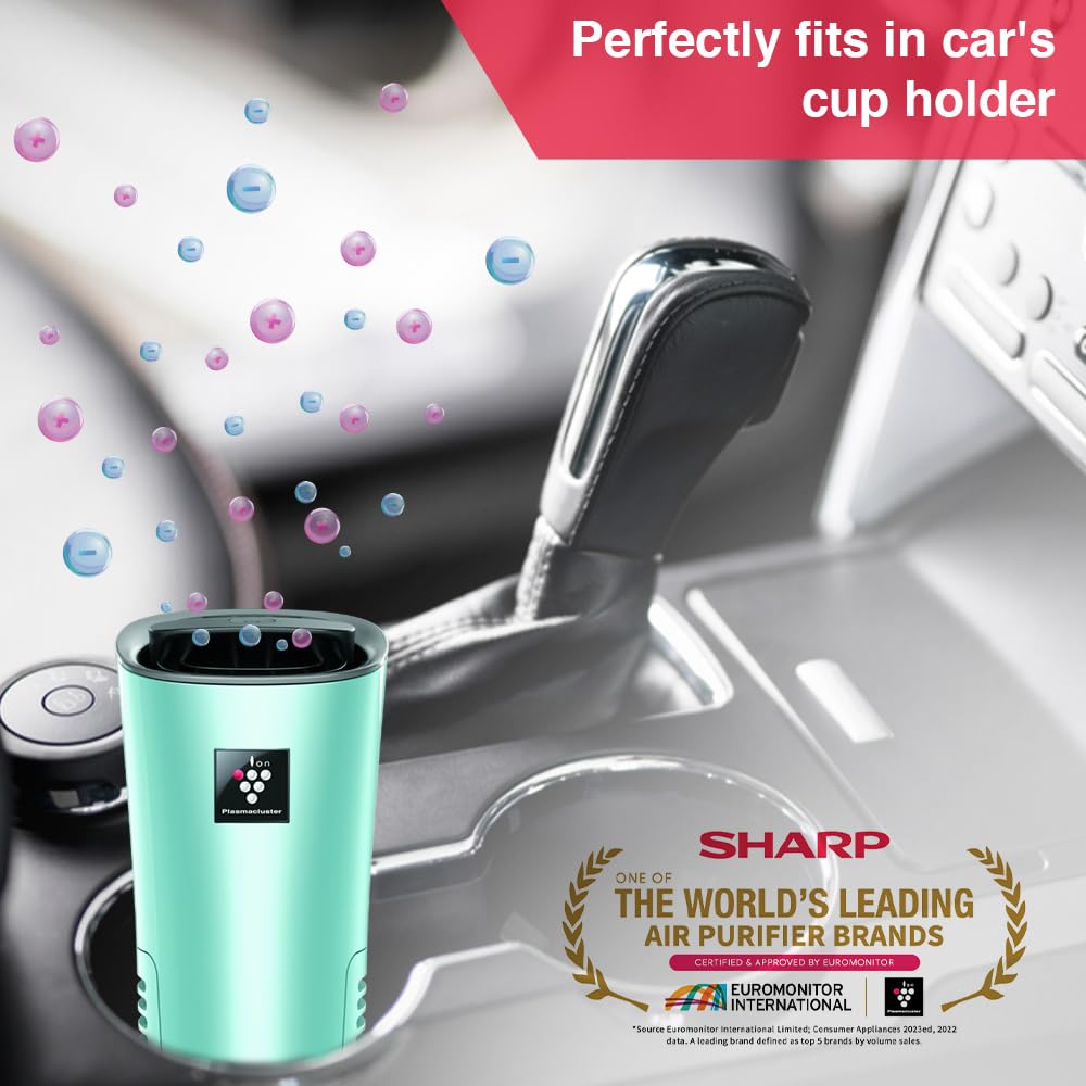 SHARP IG-NX2M-A Car Air Purifier with Plasmacluster (Removes Bacteria, Virus, Odor, Mold, VOCs) Mahajan Electronics Online