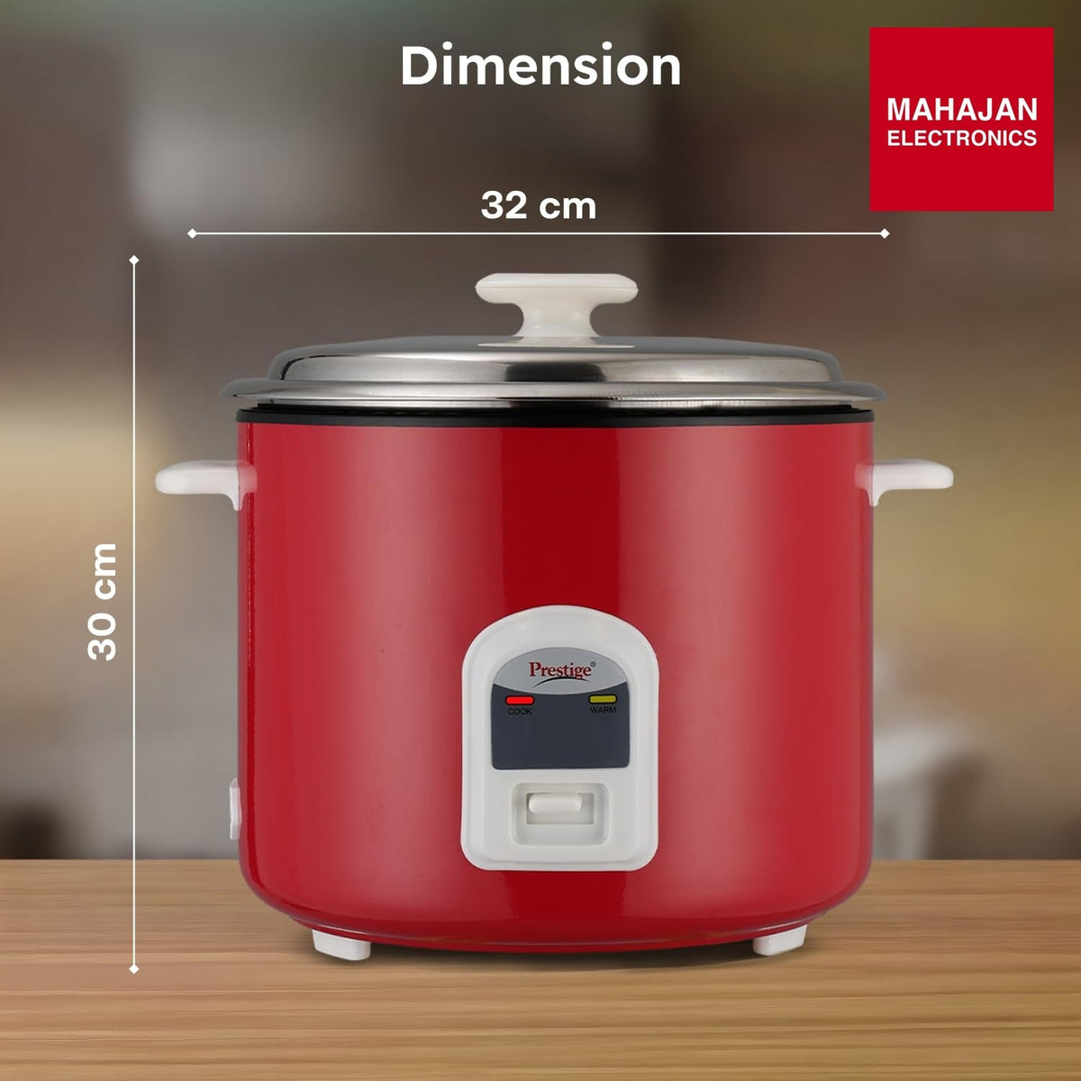 Prestige Delight Cute 2.8 SS Rice Cooker – Mahajan Electronics Online.