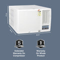 Godrej WFC 18UTC3-WWA 1.5 Ton 3 Star, Turbo Mode, Window AC (Copper, Anti Corrosive Blue Fin, 2023 Model, AC 1.5T Window, White) - Mahajan Electronics Online