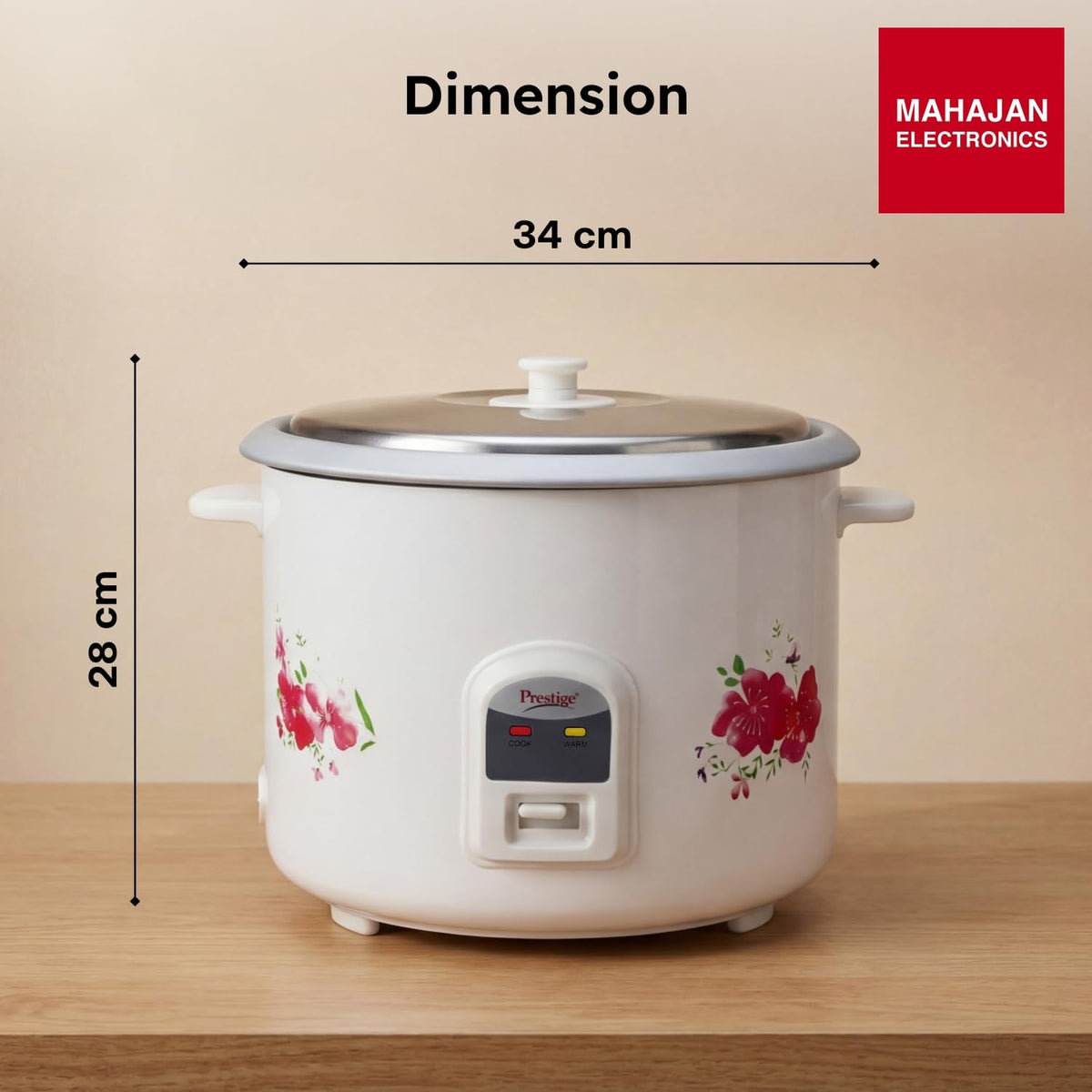 Prestige PRWO 2.8-2 Electric Rice Cooker – Mahajan Electronics Online.