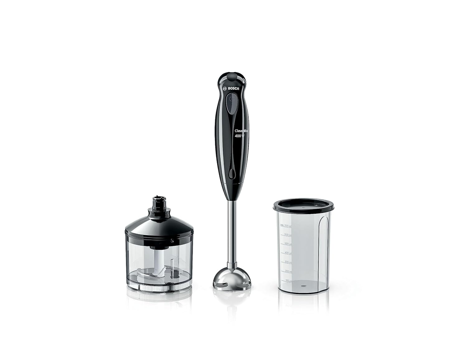 Bosch Ms1Bg1121I 400 Watts Steel Leg Hand Blender With Beaker And Chopper (Black) Mahajan Electronics Online