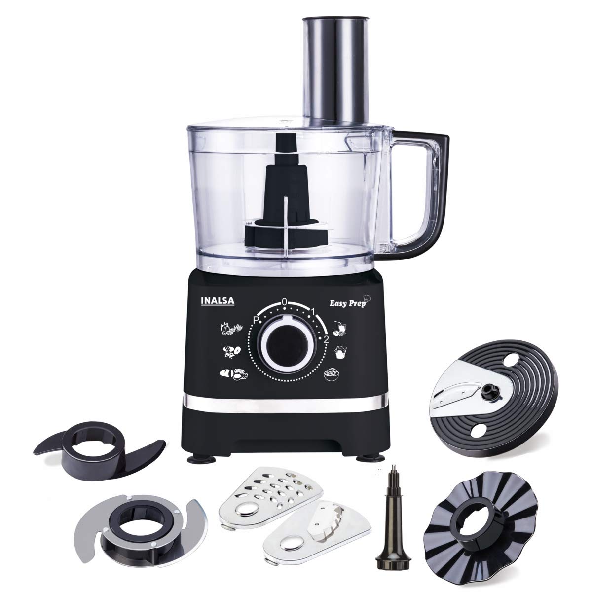 INALSA Easy Prep 800 Watts Food Processor Atta Kneader Chopper 1