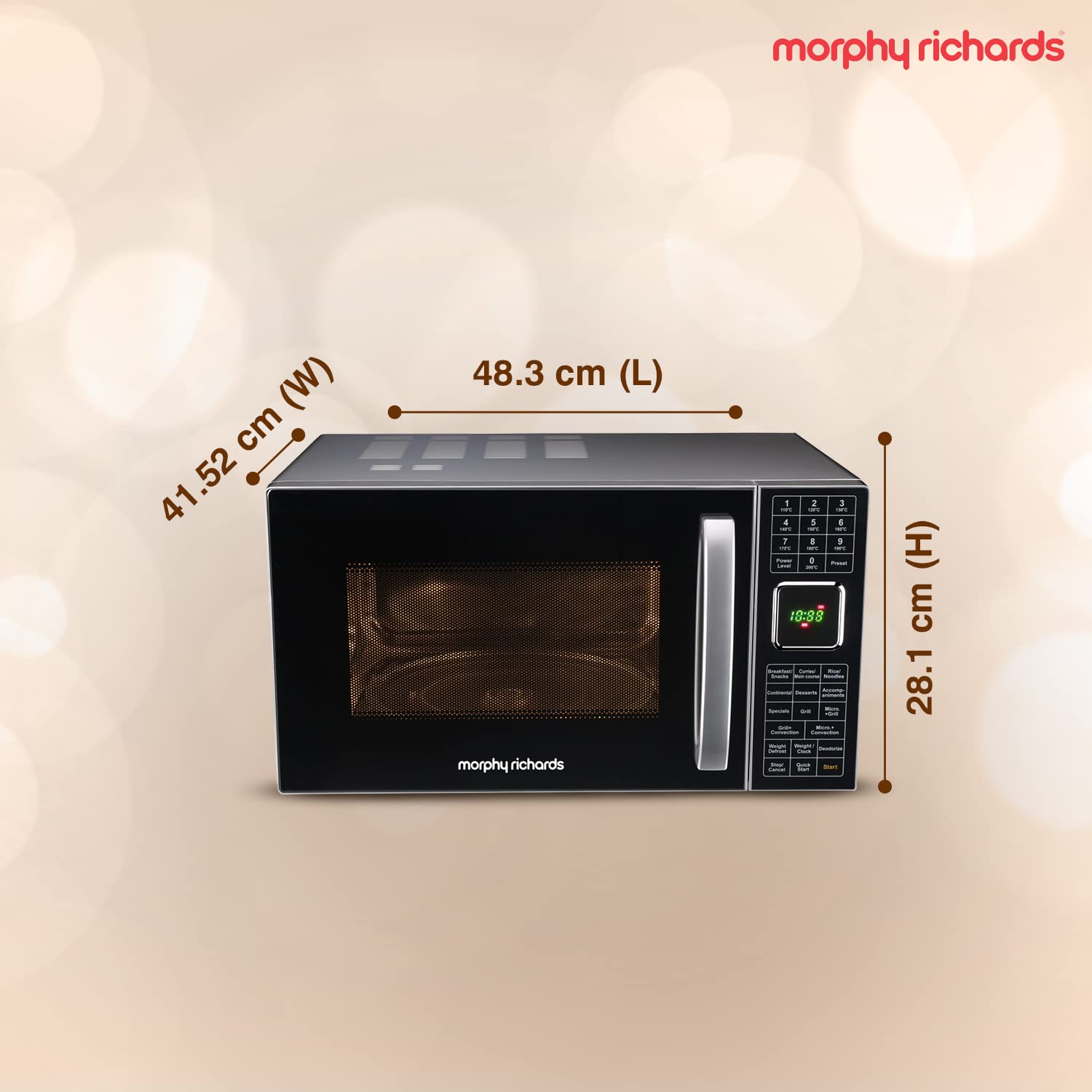 Morphy Richards 30 MCGR Deluxe 30L Convection Microwave Oven Mahajan Electronics Online