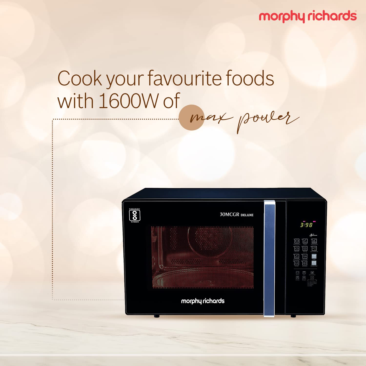 Morphy Richards 30 MCGR Deluxe 30L Convection Microwave Oven Mahajan Electronics Online